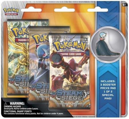 Steam Siege: Shiny Mega Gardevoir Pin 3-Pack Blister