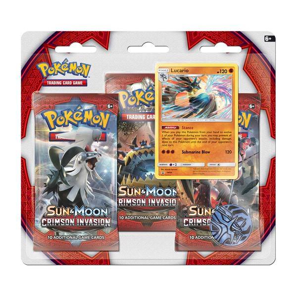 Crimson Invasion: Lucario 3-Pack Blister