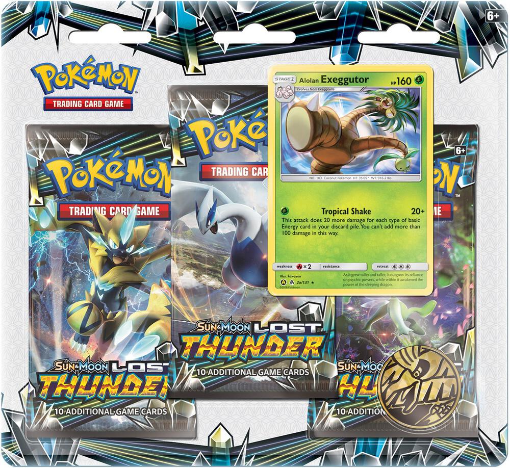 Lost Thunder: Alolan Exeggutor 3-Pack Blister