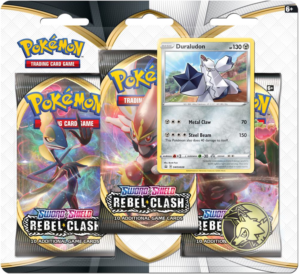 Rebel Clash: Duraludon 3-Pack Blister
