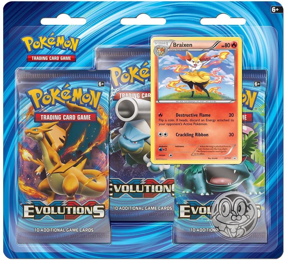 Evolutions: Braixen 3-Pack Blister
