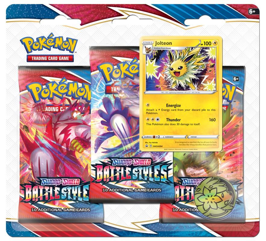 Battle Styles: Jolteon 3-Pack Blister