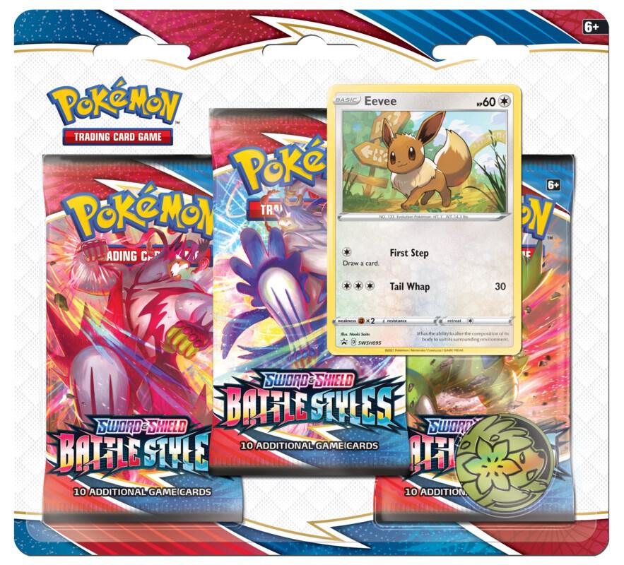 Battle Styles: Eevee 3-Pack Blister