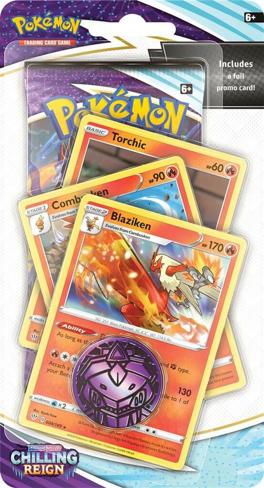 Chilling Reign: Blaziken Premium Checklane Blister