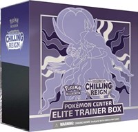 Chilling Reign: Pokémon Center Shadow Rider Calyrex Elite Trainer Box