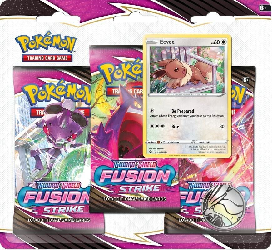 Fusion Strike: Eevee 3-Pack Blister
