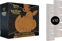 Shining Fates 10 Elite Trainer Box Case