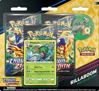 Crown Zenith: Rillaboom Pin Collection 3-Pack Blister