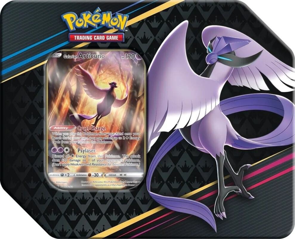 Crown Zenith: Galarian Articuno Tin (US Version)