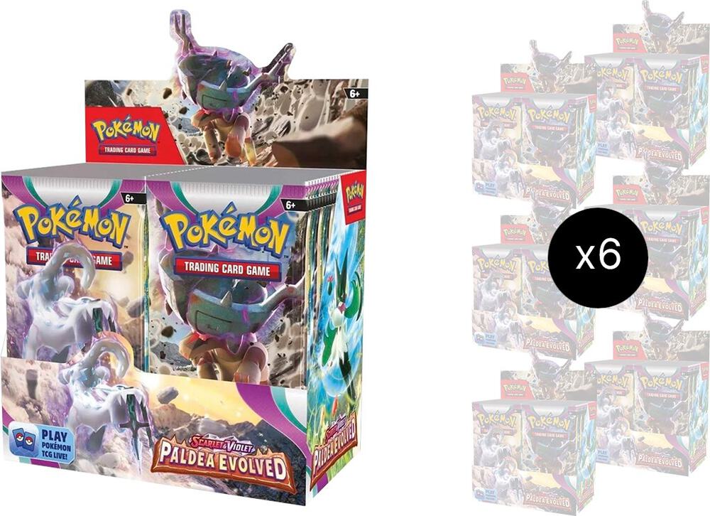 Paldea Evolved 6 Booster Box Case