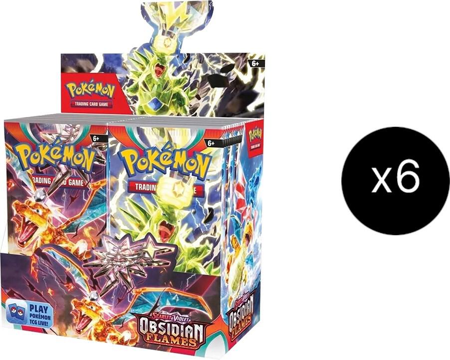 Obsidian Flames 6 Booster Box Case