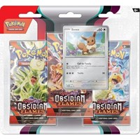 Obsidian Flames: Eevee 3-Pack Blister