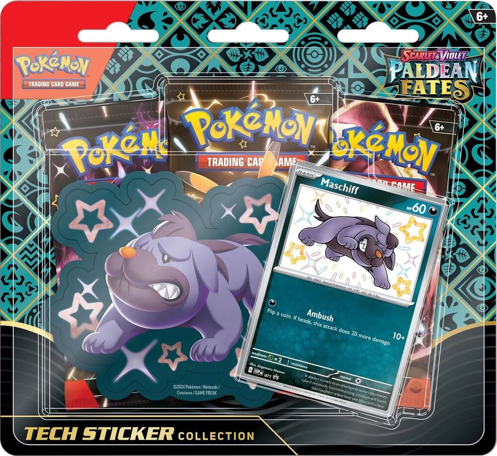Paldean Fates: Maschiff Tech Sticker Collection
