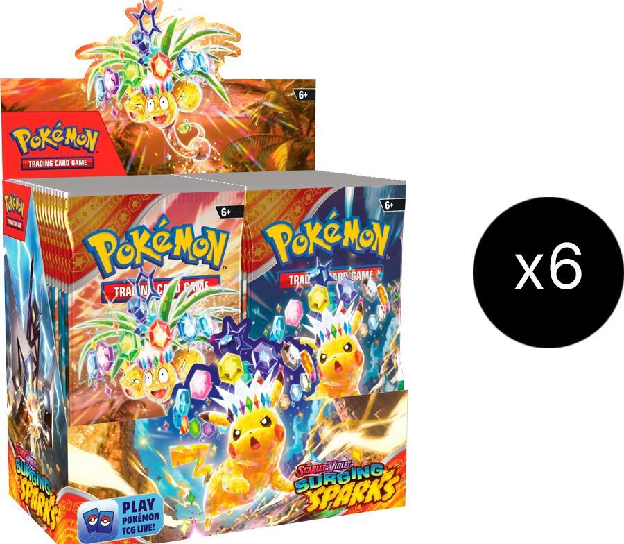 Surging Sparks 6 Booster Box Case