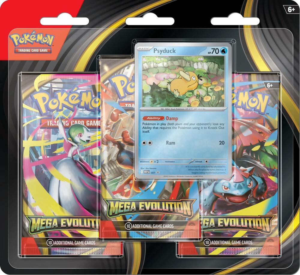 Mega Evolution: Psyduck 3-Pack Blister