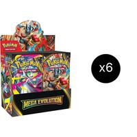 Mega Evolution 6 Booster Box Case