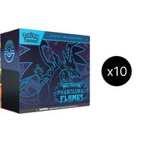 Phantasmal Flames 10 Elite Trainer Box Case