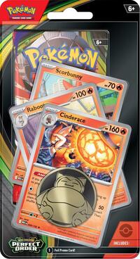 Perfect Order: Cinderace Premium Checklane Blister
