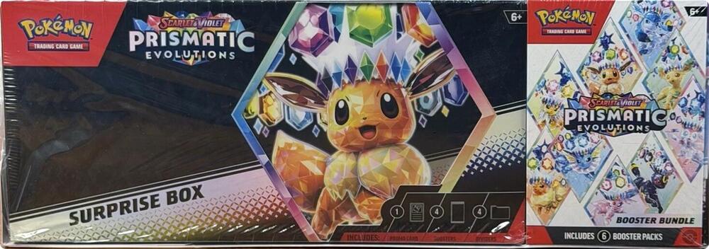 Prismatic Evolutions Sam's Club Surprise Box & Booster Bundle Combo