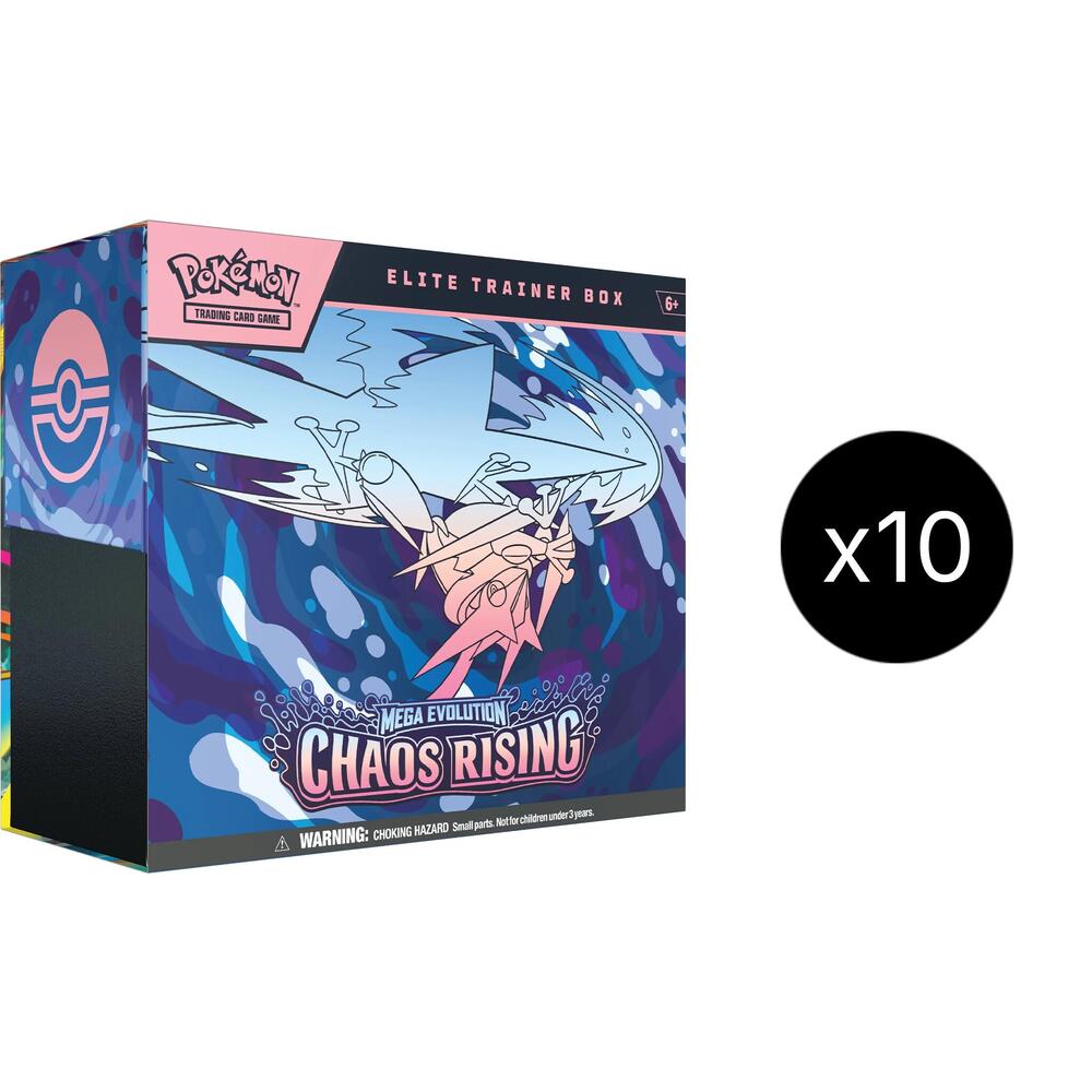 Chaos Rising 10 Elite Trainer Box Case