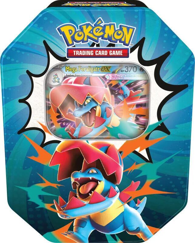 Ascended Heroes Tins: Mega Feraligatr ex Tin